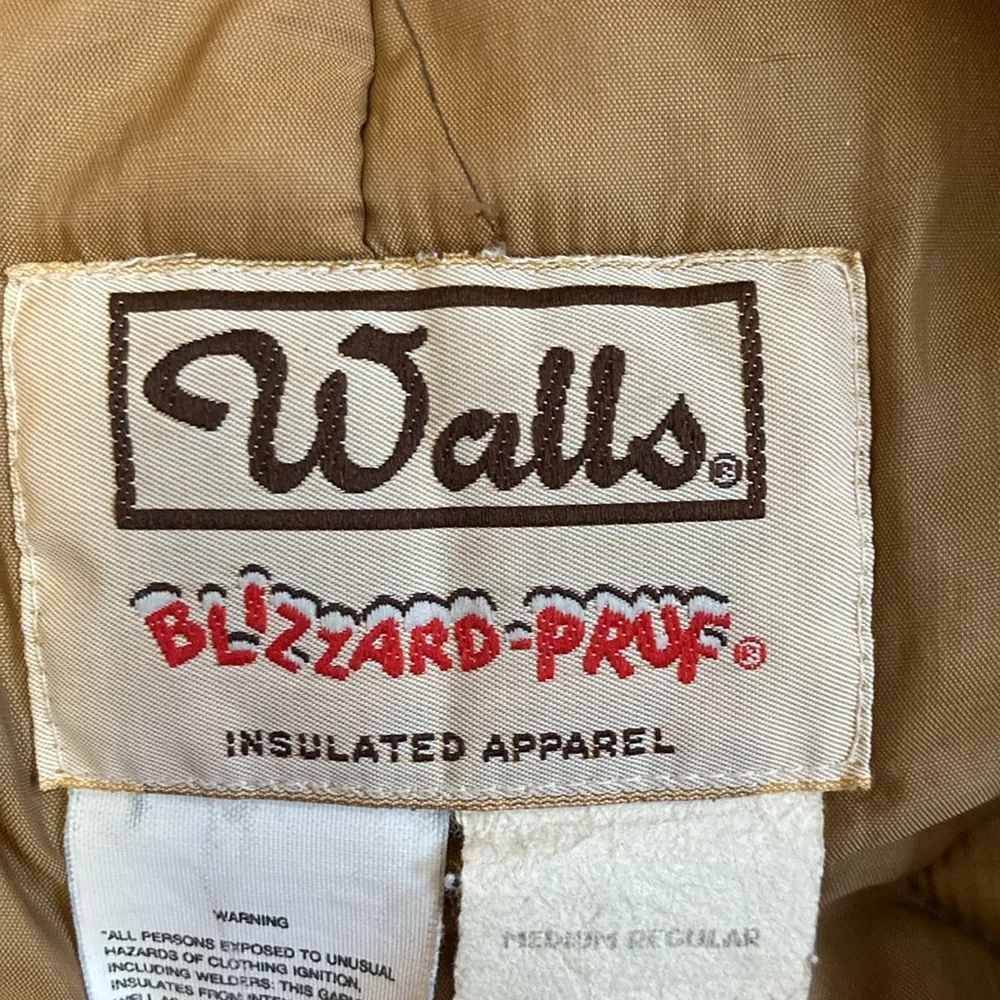 Vintage hunter orange camouflage Walls insulated coveralls medium - Picture 2 of 11